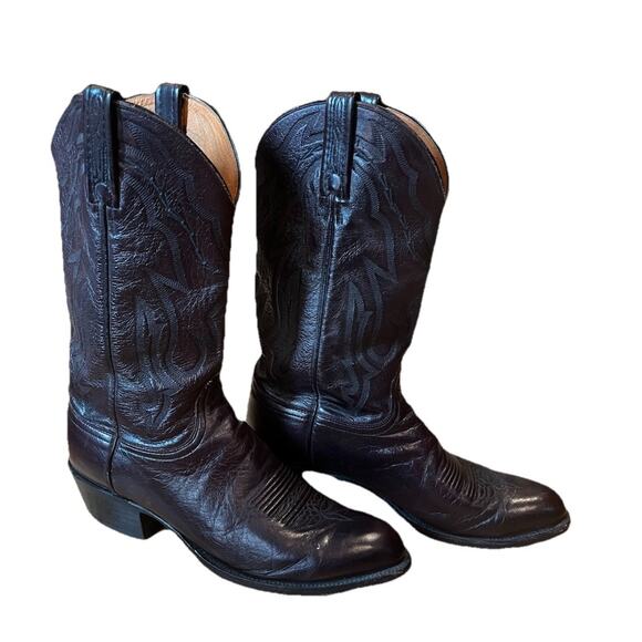 Lucchese 2000 Dark Brown Western T3095R4 Cowboy Boots Men\'s Size 10 main image 4